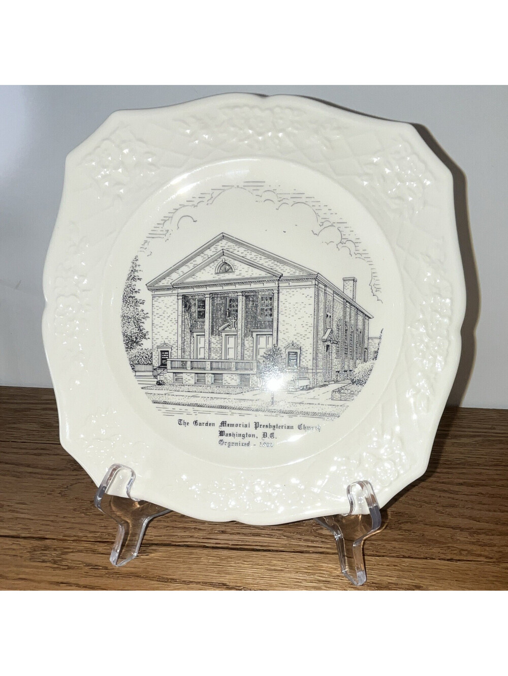 Garden Memorial Presbyterian Church Washington D.C. Octagon Plate